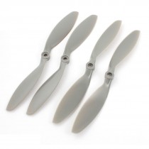RC Multirotor Part Gray Plastic 2 Blades CW/CCW Propeller 8038 2 Pairs