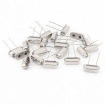 20 Pcs 12MHZ 12.000M HZ DIP Passive Quartz Crystal Oscillator Silver Tone HC-49S