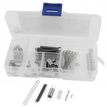 Repairing Close-coiled Hook End Extension Compression Spring Set 70Pcs