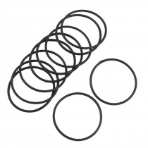 10 Pcs 40mm x 2mm Flexible Filter Rubber O Ring Seal Black