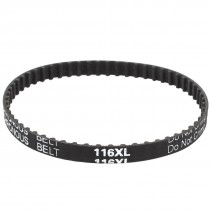 116XL 031 58 Teeth 7.9mm Width Rubber Drying Machine Timing Belt Black
