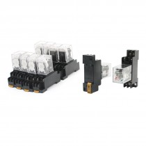 AC 36V Coil Voltage DPDT 2NO 2NC 8-Pin Electromagnetic Power Relay 10 Pcs