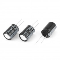 3 PCS 400V 68uf 18mm x 27mm Black Radial Lead Electrolytic Capacitors