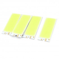 3W DC9-11V 300mA 80-90LM/W White LED Light COB Lamp Bead Chip 5 Pcs