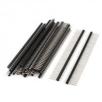 20 Pcs 2.54mm Pitch 40Pin Male Straight Pin Header Strip Connector