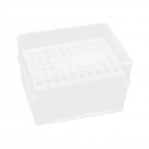 Covered Pipette Pipettor Tips Rack Holder Box Case 60 Holes for Lab