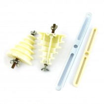 Beige Plastic Single Phase 5 Layer Coil Wire Winding Mould Head Holder