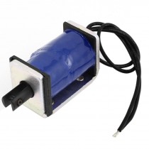 DC 12V 1.09A 13.09W Pull Type 5mm 200gf Electromagnet Solenoid