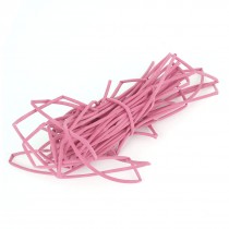 4 Pcs 5mm Dia 2:1 Ratio Heat Shrinkable Tube Shrink Tubing 2.2m Length Red