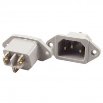 Electric Rice Cooker 2 Pcs Repairing Part C14 Power Sockets AC 250V 10A