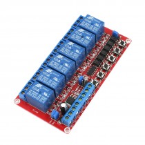 DC 24V 6 Channel Self-lock Interlock Triggered Relay Module for PIC Arduino