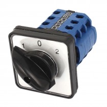 Square Panel Mounting 3 Position 3 Phase Rotary Cam Changeover Switch CA10