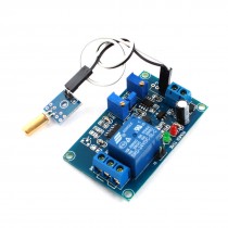 DC24V 1 Channel Inclination Sensor Delay Relay PCB Circuit Module Green