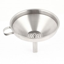 6" Dia Laboratory Liquid Measure Stainless Steel Filter Funnel