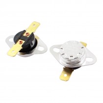 2PCS 110 Celsius Degree Temperature Control Switch Thermostat AC250V 10A