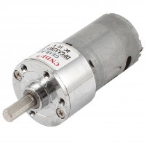 12V DC 300RPM 6mm Shaft Magnetic Electric Gear Box Motor Replacement