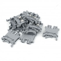 10 x UK3N 0 2 2 5MM2 Wire Guide Rail Terminal Block Gray 800V 32A