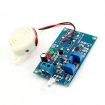 DC 24V Photosensitive Diode Light Sensor Alarm Buzzer Time Delay Module