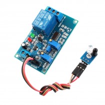 DC 12V 0-20S 1 Channel Infrared Sensor Time Delay Relay Module Green