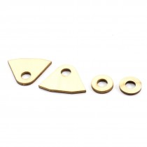 2 Pcs RC Boat Ship Part Wodden Motor Stand for 4.76mm Shaft Copper Pipe