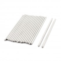 19Pcs Silver Tone Stainless Steel Shaft Axle Rod 90mm x 3mm for RC Car