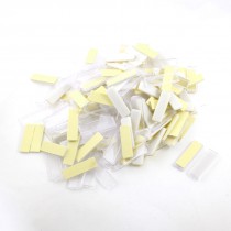 100pcs 17x55mm Rectangle Waterproof Cable Label Stick for Power Distributor Case