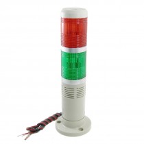 24V Industrial Red Green LED Signal Tower Lamp Flash Warning Stack Light Nevjn