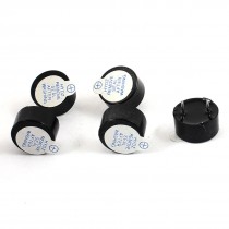 5 Pcs DC 3V 2 Pins Cylinder Electronic Continuous Sound Buzzer 14x7mm