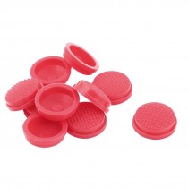 10pcs 18mm Dia Waterproof Cover Cap Case Red for Round Head Rocker Switch