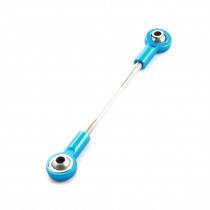 RC Model Toy Spare Parts Metal Double Ball Link Ends Push Rod 2x2x35mm Blue