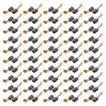 100 Pcs CB103 Electric Tool Spare Part 15mm x 10mm x 6mm Motor Carbon Brush