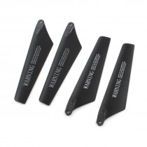 2 Pairs 90mm Dia Black RC Helicopter Main Blade 2A+2B for Syma S108G-06