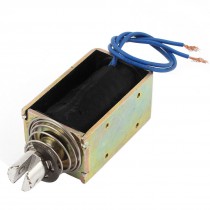 DC 12V 10mm 55N Open Frame Pull Type Solenoid Electromagnet Actuator