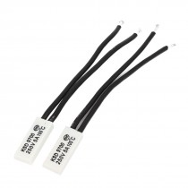 250V 5A NC. 105C Bimetal Thermostat Temperature Sensor Control Switch 2 Pcs