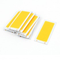 5W DC 12-14V 400mA 80-90LM/W White LED Light COB Lamp Beads Chip 10PCS