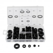 180 x Rubber Grommet Assortment Fire Wall Firewall Wiring Wire Gasket Kit