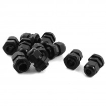 10Pcs Nylon Strain Relief PG9 Glands Connector for 4-8mm Dia Cable