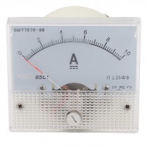 Rectangle DC 0-10A Ammeter Gauge Analog Current Panel Meter 85C1