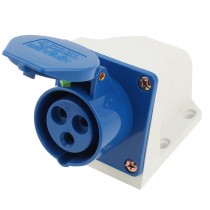 Waterproof IP44 2P+E IEC309-2 Industrial Female Socket AC 220-250V 16A