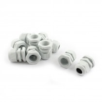 Nylon Waterproof Cord Grip 10-14mm Dia Cable Gland Connector PG16 10Pcs