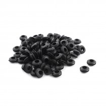 100pcs Black Rubber Tattoo Machine Needle Bar Grommet Bushing 6mm x 11mm x 5mm