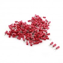 240PCS Red Insulated Fork Terminals Cable Lug AWG12-10 SV5.5-4+SV5.5-5+SV5.5-6