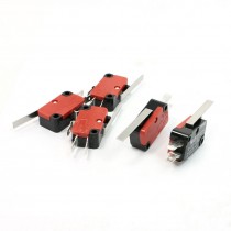 V-152-1C25 SPDT 1NO 1NC 3Pin Short Straight Hinge Lever Limit Micro Switch 5 Pcs