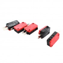 5 Pieces SV-16-1C25 AC250V 3-16A Micro Limit Switch Button Momentary Snap Action