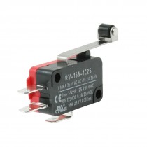 AC 250V 16A SPDT Long Hinge Roller Lever Momentary Miniature Micro Switch