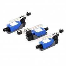 3 Pcs Adjustable Roller Lever Actuator Limit Switch ME-8108 Model AC 250V 5A