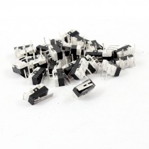 30 Pcs 1A 125VAC SPDT Short Hinge Lever Action Mirco Switch