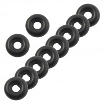10PCS Black Rubber Oil Seal O Shaped Rings Sealing Gasket Washers 7mm x 2.5mm