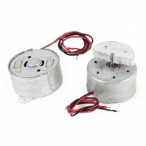 2 Pcs Mini Vibration Motor 3500RPM DC 1.5-6V RF300 for Toys Game Devices
