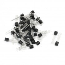 50pcs General Propose A1015 50V 150mA TO-92 Package PNP Transistor